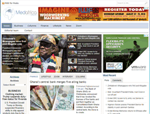 Tablet Screenshot of medafricatimes.com